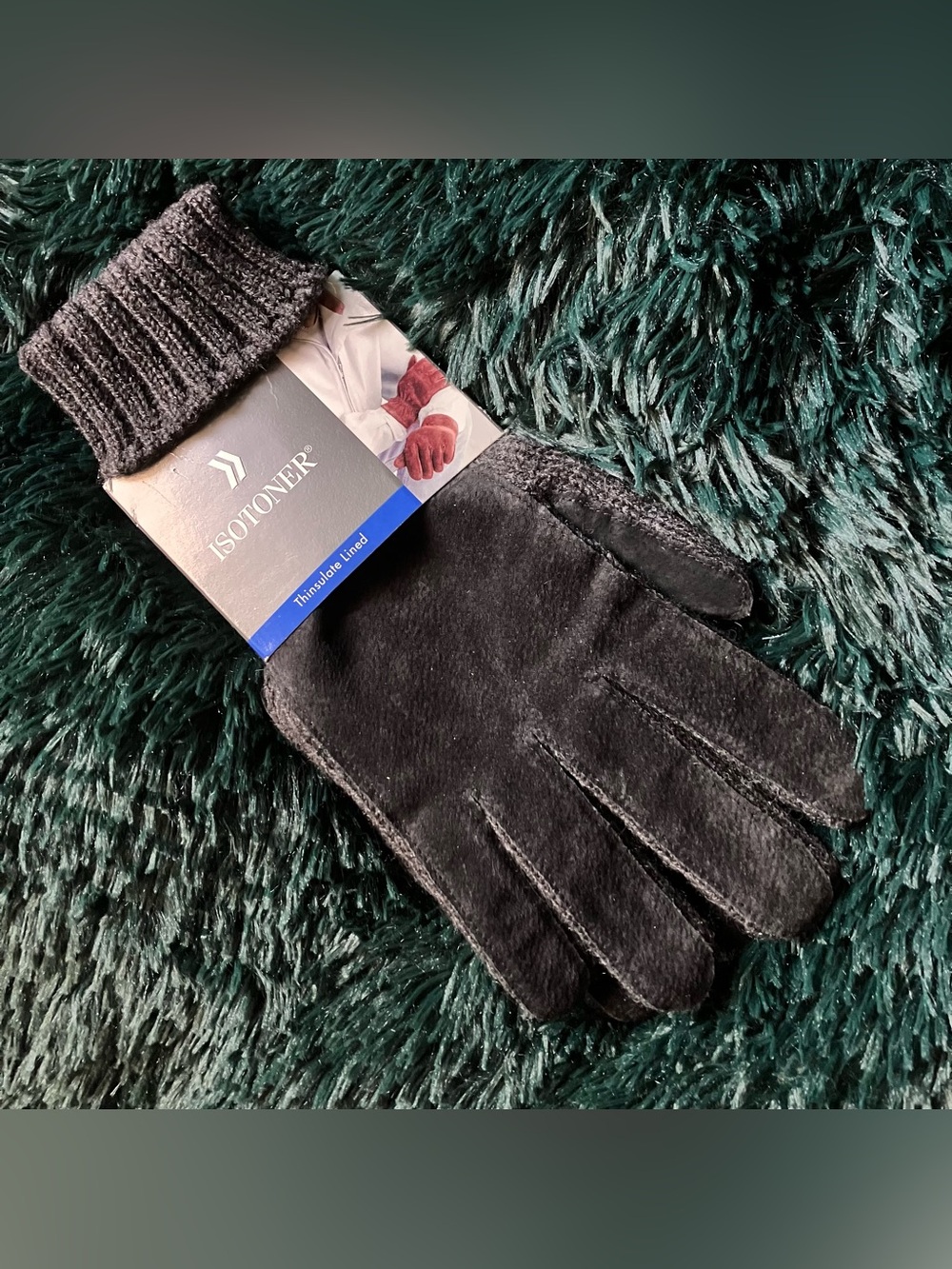 NWT Isotoner Leather gloves